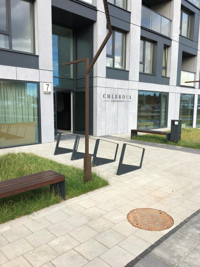 Appartamento Ekskluzywny Apartament Chlebova Danzica Esterno foto